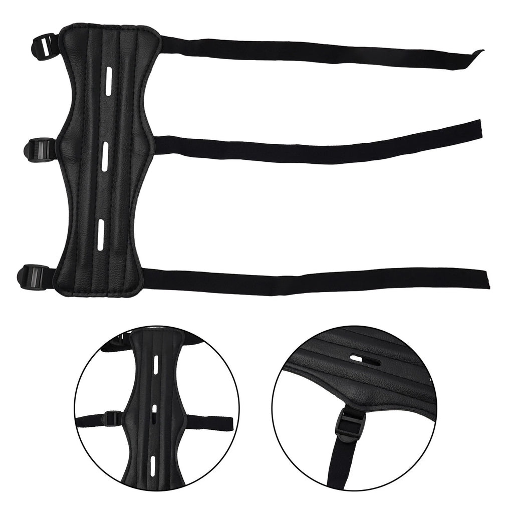 Arm Guard for Bow and Arrow Equipment (Extended Holes)