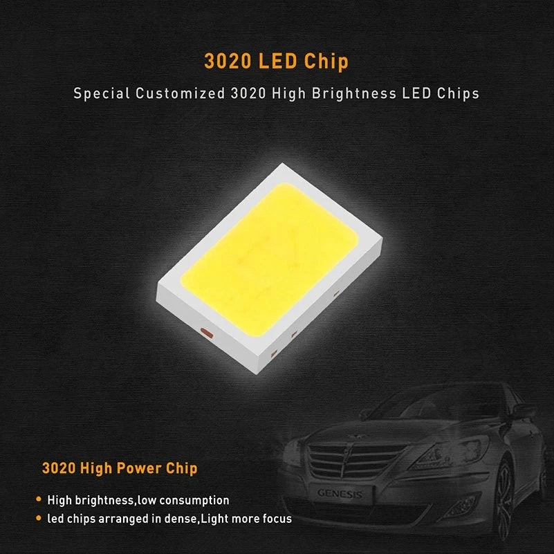 2X 6000K LED License Plate Light for BMW Audi Mercedes
