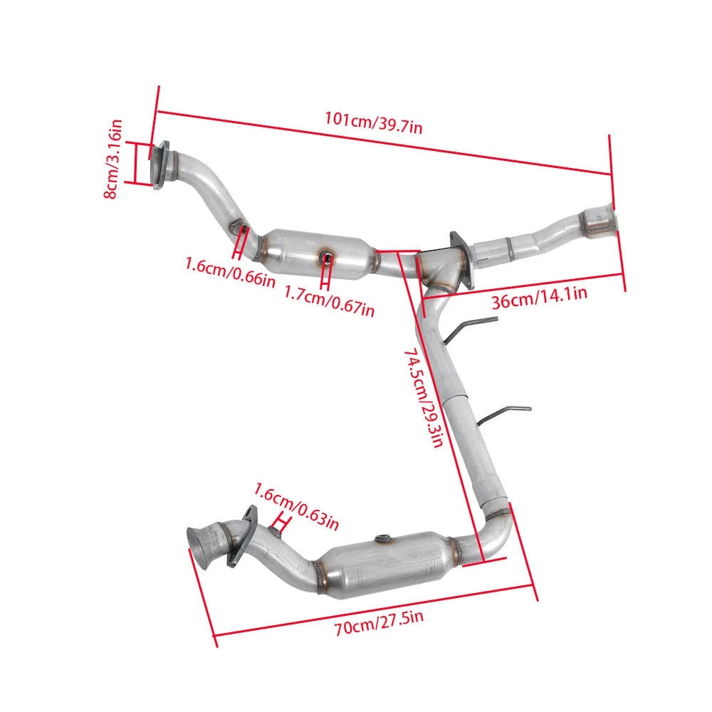Catalytic Converter Set for Ford F-150 (2015-2020) V6 2.7L