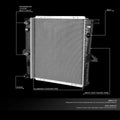 OE Style Aluminum Core Cooling Radiator for Ford Ranger (2001–2012) DPI 2470