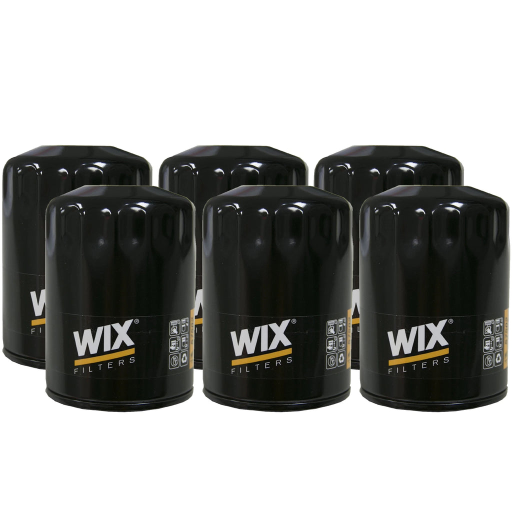 Set of 6 Engine Oil Filters for Ford Lincoln Mazda Mercury (DOHC FI)