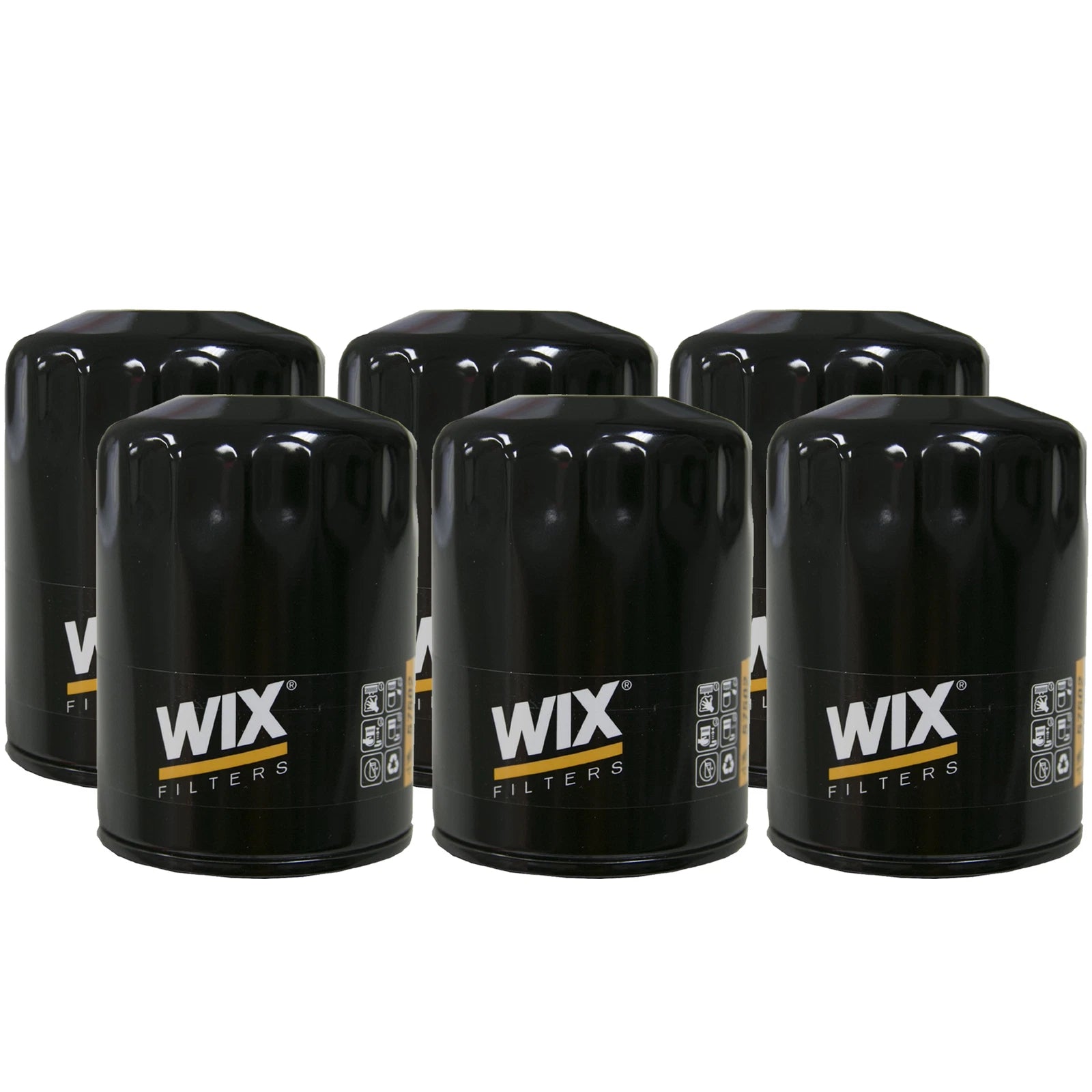 Set of 6 Engine Oil Filters for Ford Lincoln Mazda Mercury (DOHC FI)