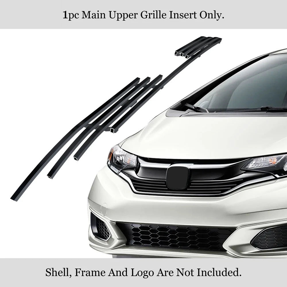 Stainless Black Billet Grille Insert for Honda Fit (2018-2019)