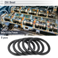 Set of 5 Oil Seal Rotary Shaft Seal for Various Models (90x110x7mm)