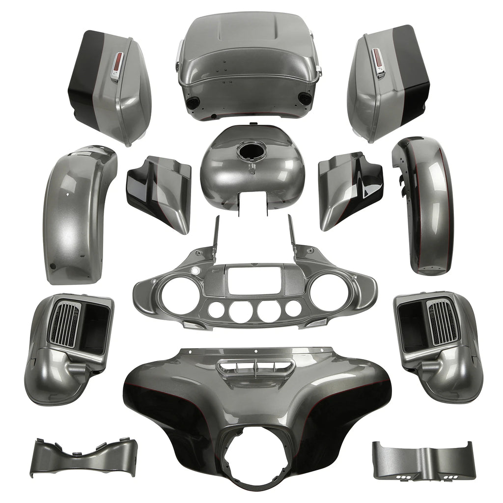 Fairing Bodywork for Harley Electra Glide (2014–2024) Billet Silver/Vivid Black