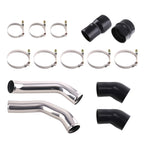 Intercooler Pipe & Boot Kit Polished For Dodge Ram 6.7L 2013-2018 Cummins Diesel