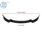 Set of Front Lip Spoiler for Tesla Model Y (2020-2024) Glossy Black