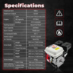 Gas Engine 4 Stroke 5.5HP 168cc Pullstart for Honda GX160 (YYYY–YYYY)