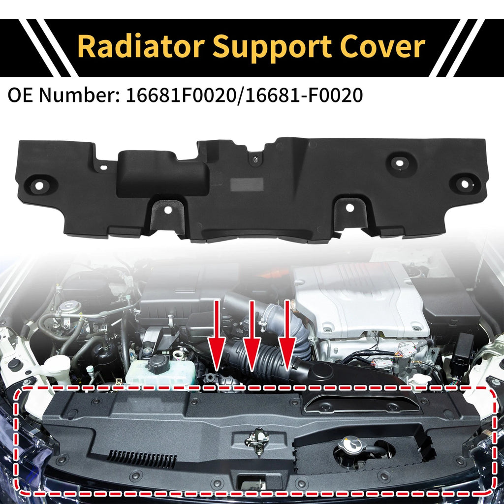 Radiator Support Cover for Toyota RAV4 (2019–2022) No. 16681F0020/16681-F0020