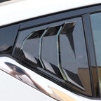 2X Side Window Louvers Cover Trim for Nissan Altima (2019–2023) Carbon Fiber