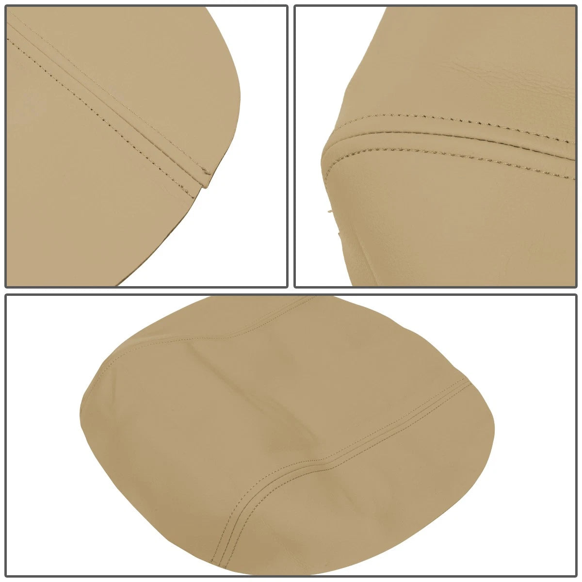 Microfiber Leather Armrest Center Console Lid Cover for Honda Pilot (2009–2015)