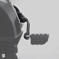 1 1/4" Long Angled Highway Engine Guard Bar Footpeg Mount for Harley Touring (US)
