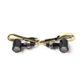 8mm Turn Signal Lights for Bobber Cafe Racer (BLK)