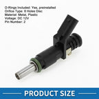 Fuel Injector No.A2720780123 for Mercedes-Benz C300 3.0L 2008-2012 1 x Black