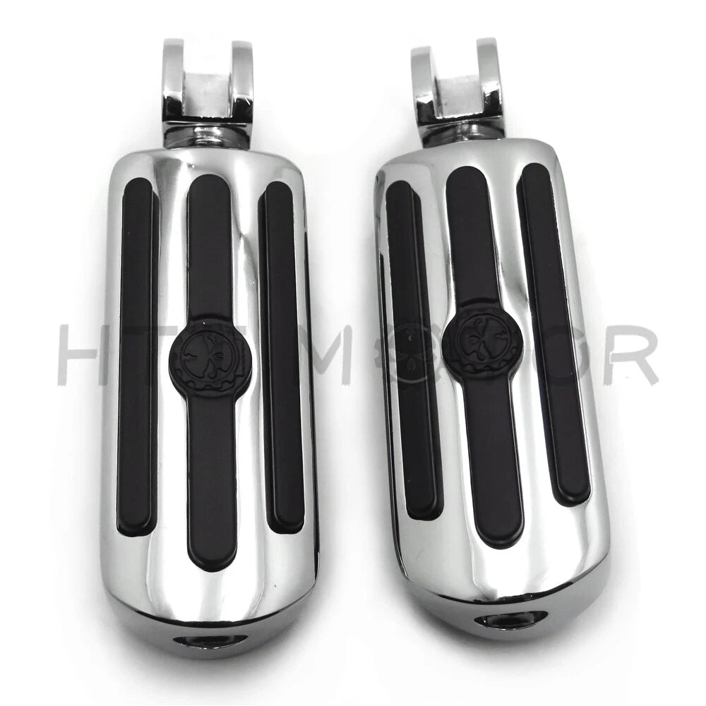 Custom Skull Footpegs for Kawasaki Vulcan 1500 800 900 (1996–2009)