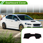Dashboard Dash Cover Mat for Mazda3 BP (2019–2024) Black Red Set of 1