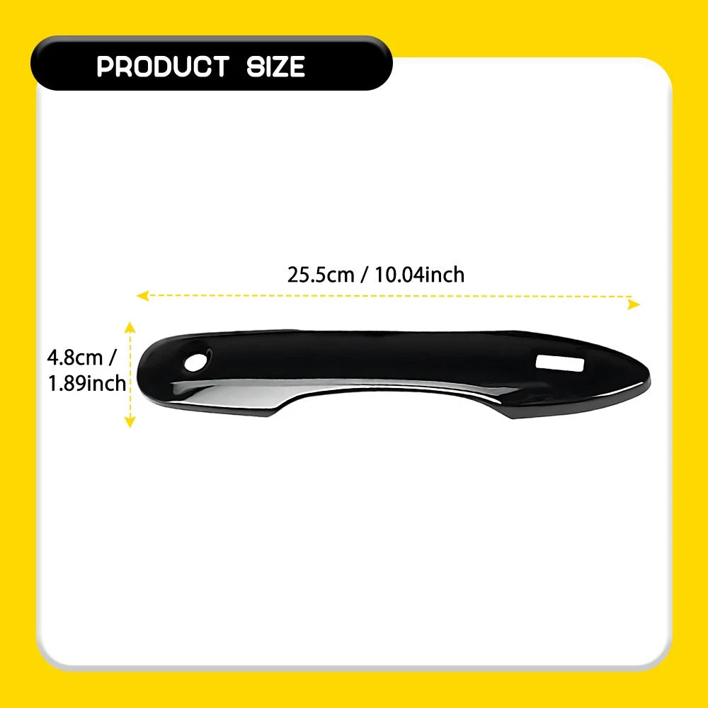 Glossy Black Door Handle Cover for Toyota Camry (2018–2025)