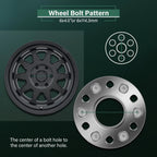 2X 1" Wheel Spacers 6x4.5 M12x1.25 for Nissan Pathfinder (2005–2012)