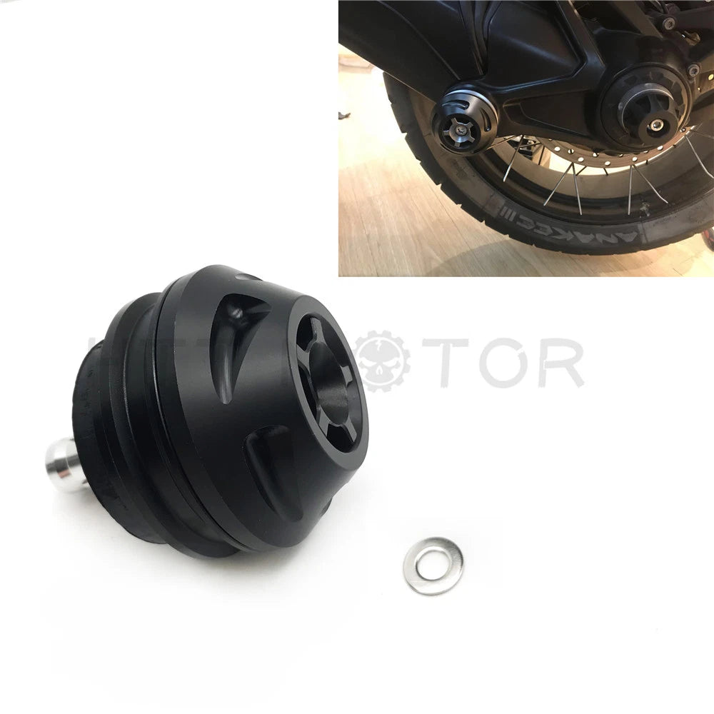 Rear Swingarm Slider Protector for BMW R1200GS (2004–2012) Black