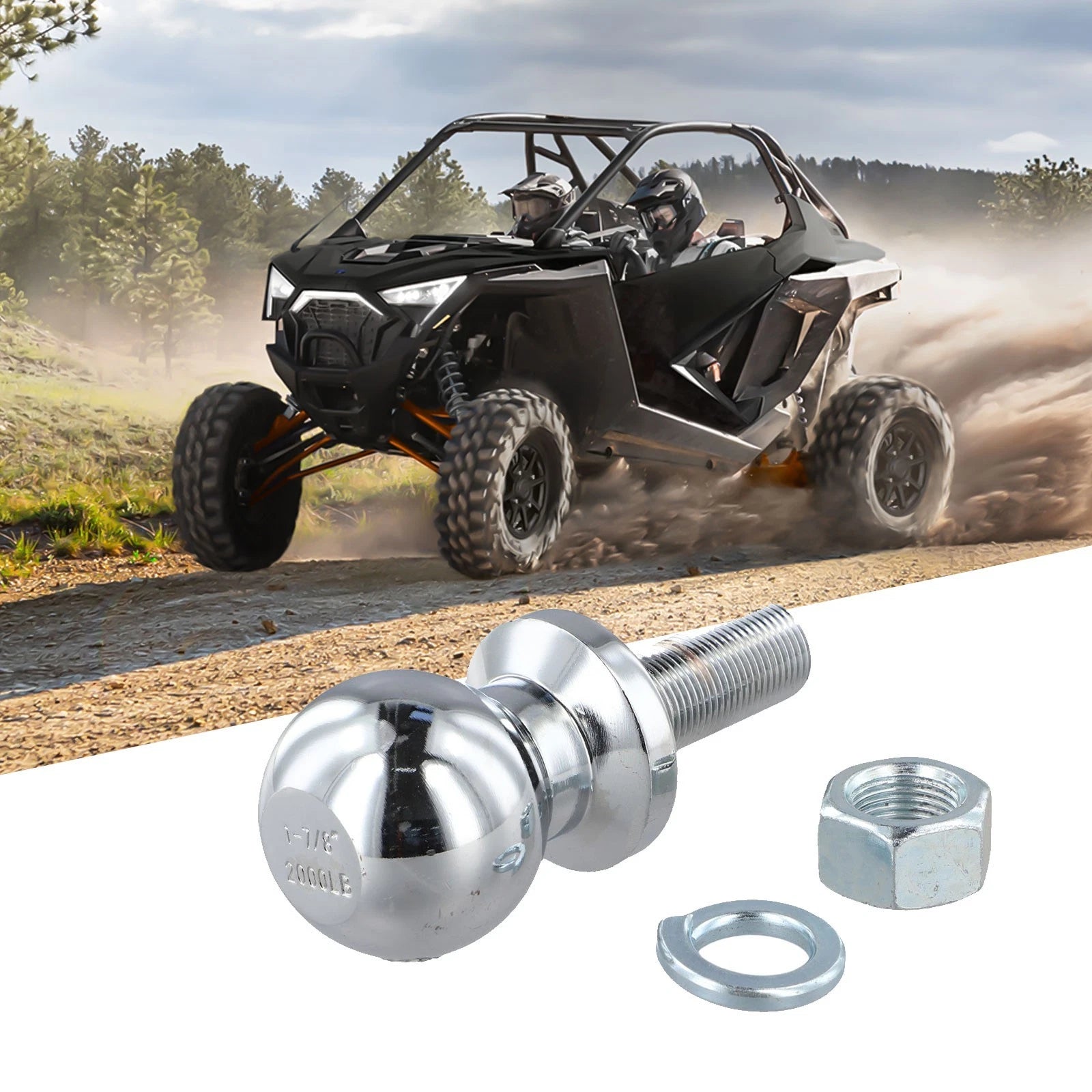 Hitch Ball Joint 1 7/8 Inch for ATV Beach Car Kart