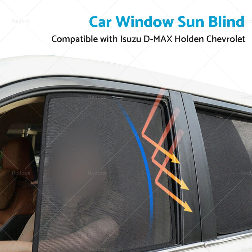 2X Front Magnetic Sun Shade for Holden Colorado (2012–2020)