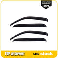Set of 4 Wavy UV Window Visors for Silverado/Sierra Crew Cab