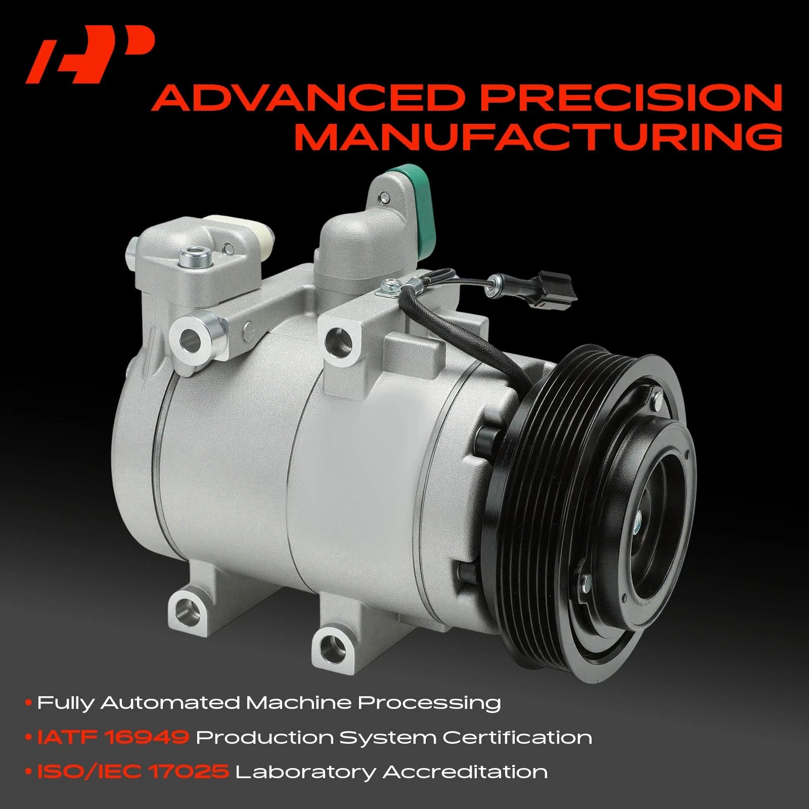 A/C Compressor with Clutch for Hyundai Sonata (1999–2005) Kia Optima (2001–2006)