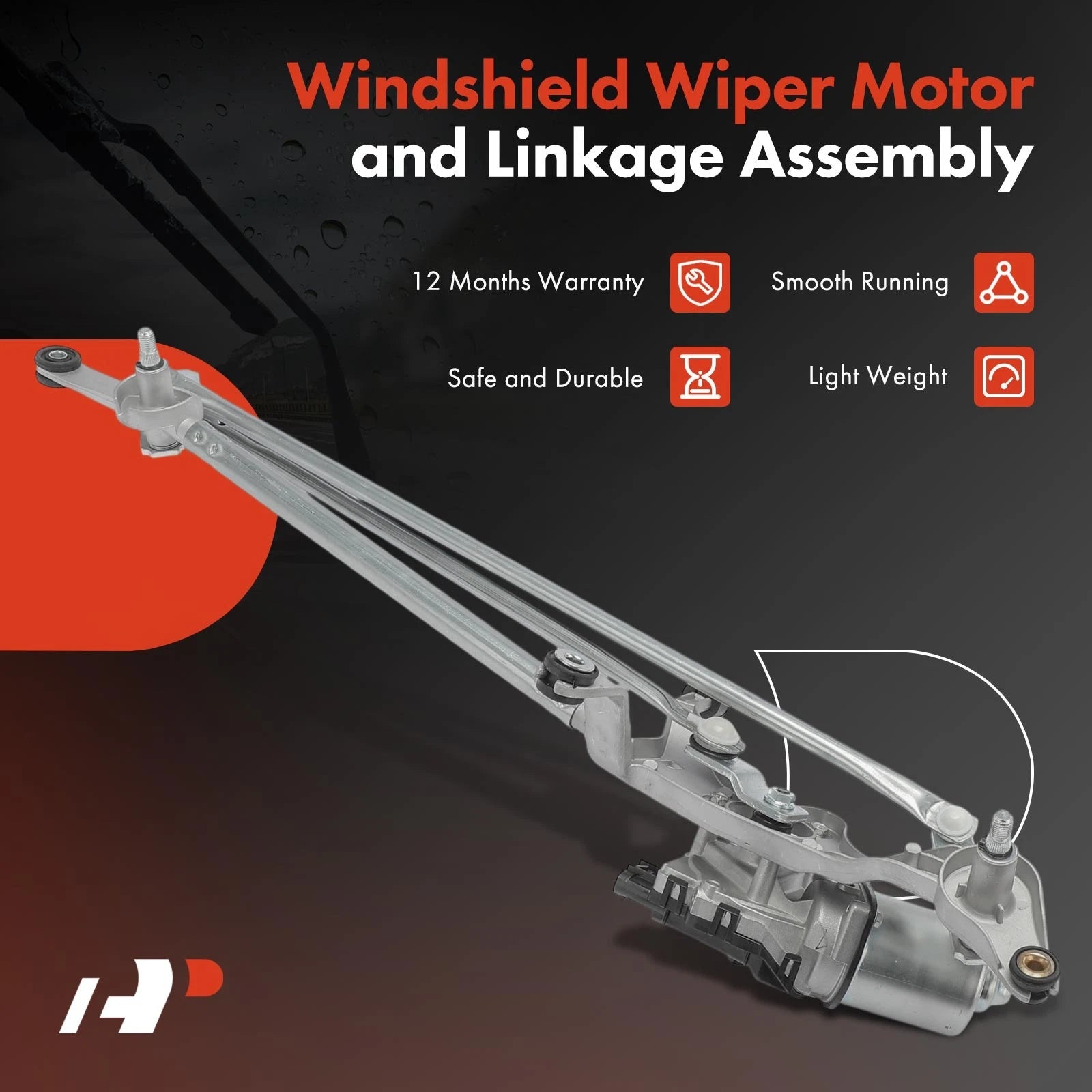 Front Wiper Motor & Linkage Assembly for Chevrolet Impala Buick (2006-2013)