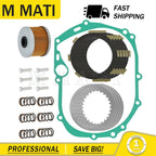 Clutch Steel Friction Plates Kit for Kawasaki Z125 Pro KLX110 KLX110L (2016–2023)