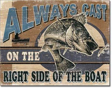 Vintage Replica Tin Metal Sign for Man Cave Cabin (1936)
