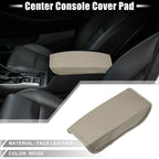 Car Center Console Cover Pad for Hyundai Tucson (2022-2023) Faux Leather Beige