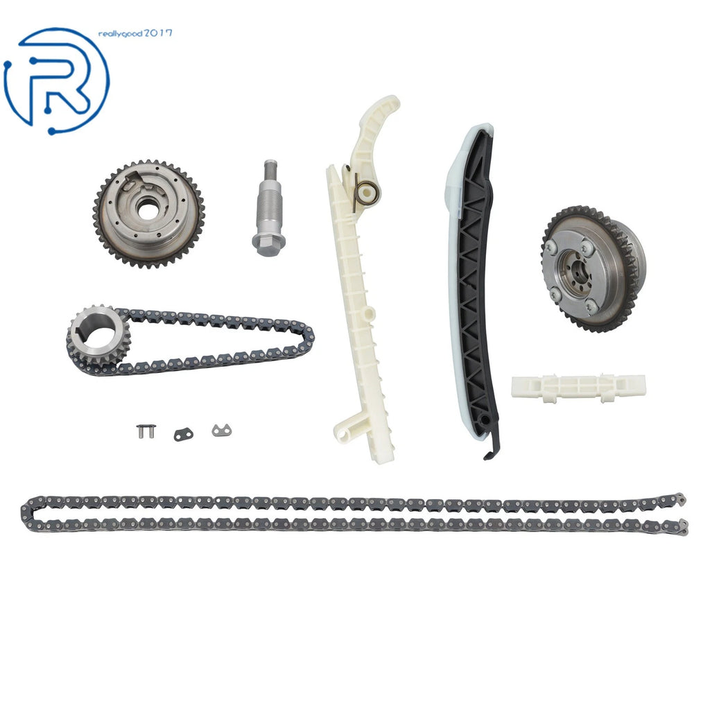 Timing Chain Kit Pair with VVT Gears for Mercedes CLA45 CLS260 E250 GLA180 (2013–2020)