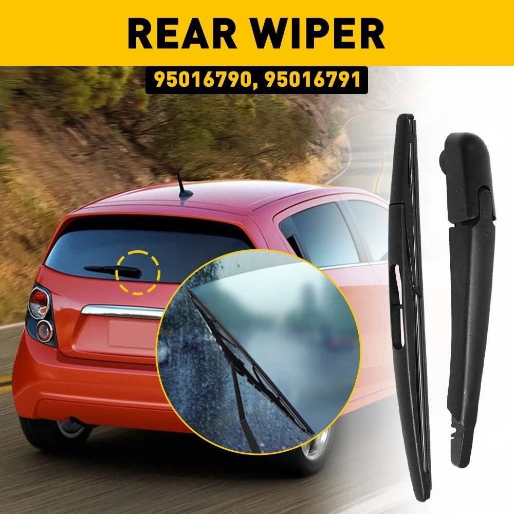2X Rear Windshield Wiper Arm & Blade for Chevrolet Sonic (2012–2020) 95016790