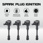 Set of 4 Ignition Coils UF674 for Ford Fiesta Focus Escape Transit Fusion (L4 1.6L)