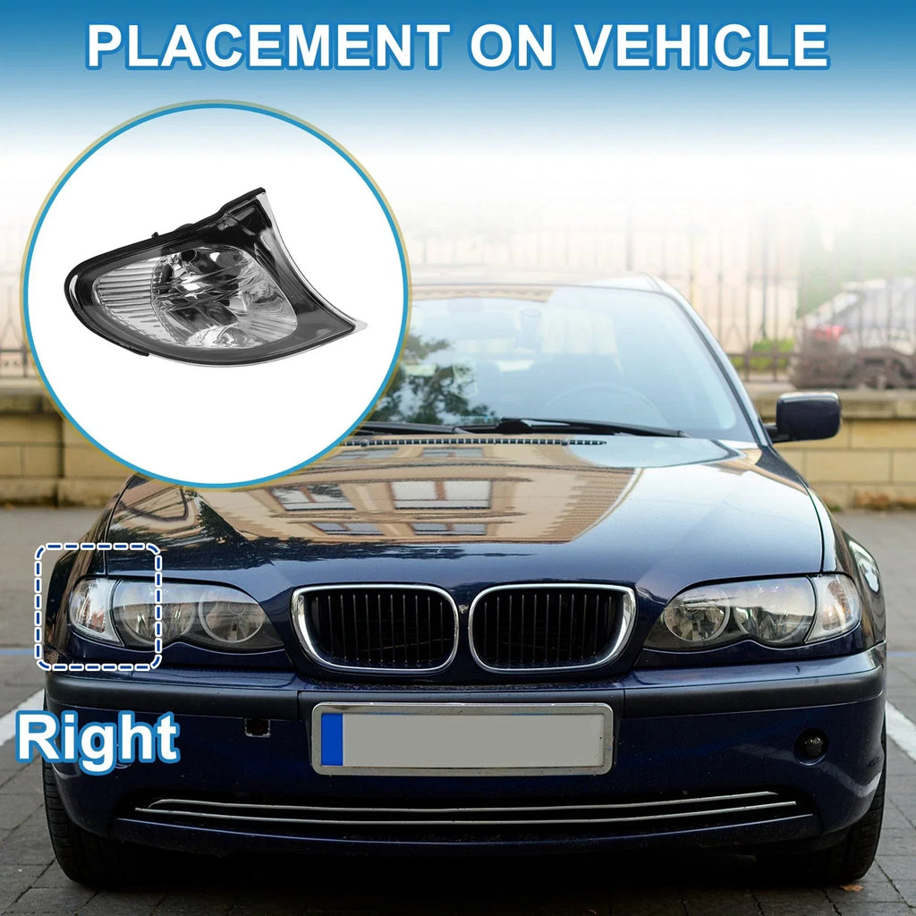 1 x Right Corner Signal Light Cover for BMW 3 Series (2002-2005)