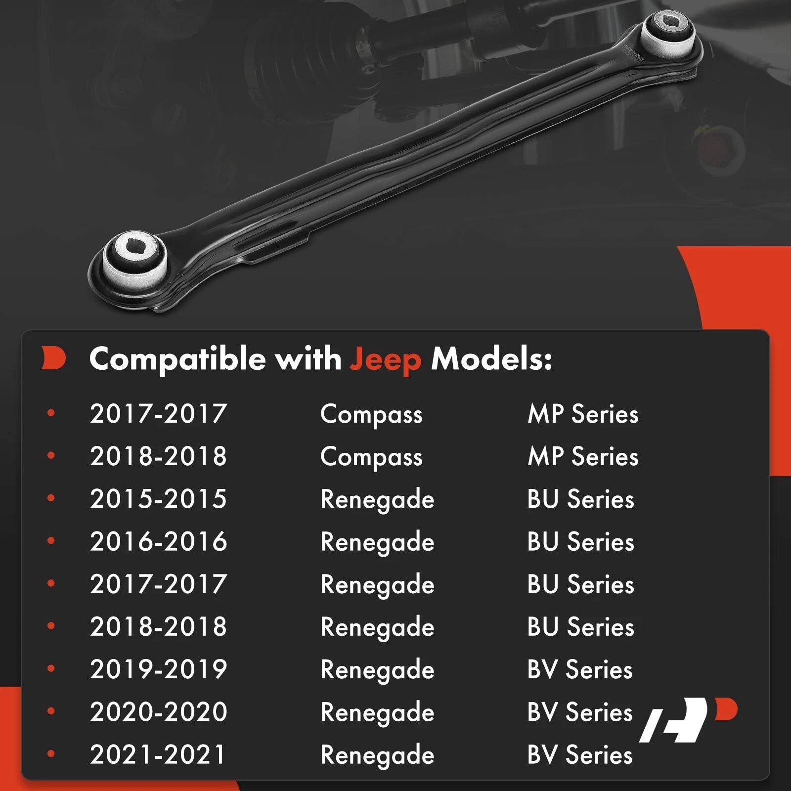 Control Arm for Jeep Compass, Renegade (2017–2018)