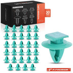 30Pcs 8mm Nylon Wheel Arch Flare Retainer Clips for Jeep Fiat 