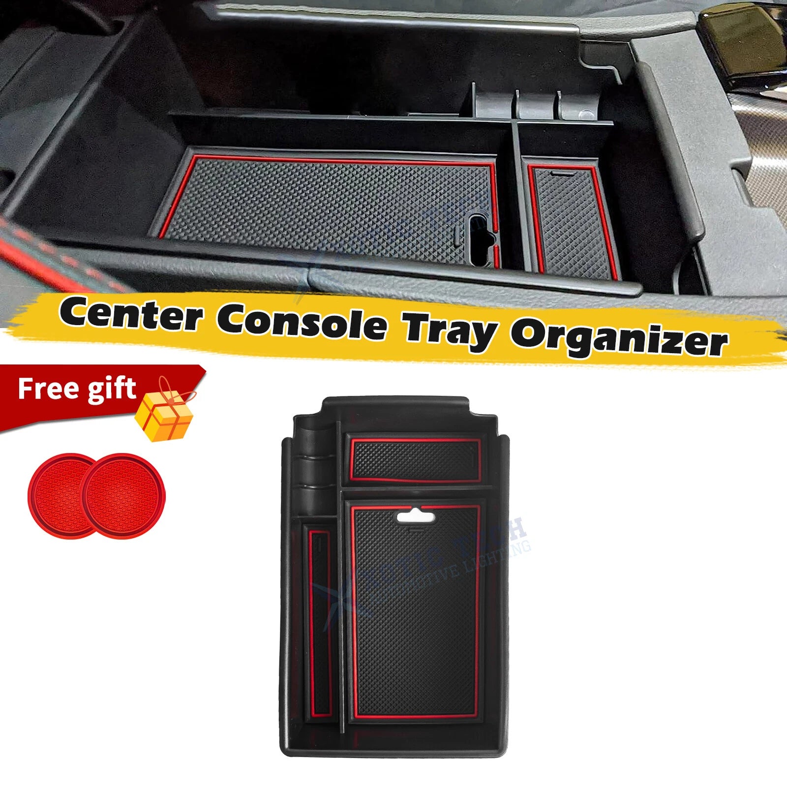 Console Armrest Box Storage Tray Holder for Hyundai Sonata N-Line (2020–2023)
