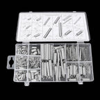 Set of 200 Small Metal Loose Steel Coil Springs Assortment Kit