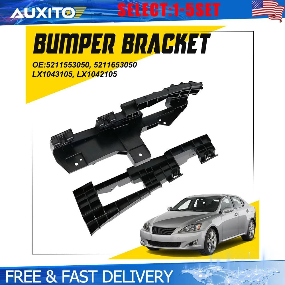 Set of 2 Bumper Brackets for Lexus IS250 (2009–2010)