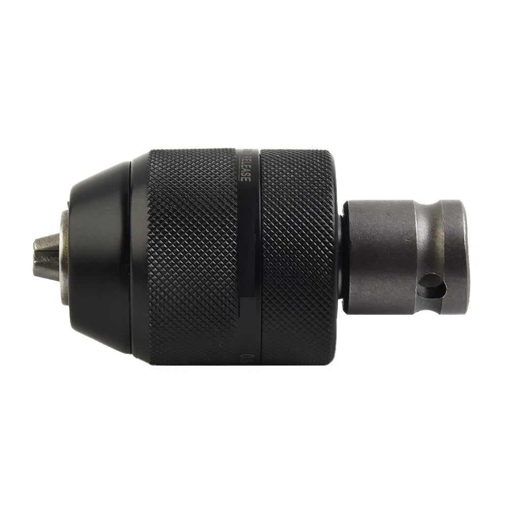 Keyless Metal Drill Chuck 3/8-24UNF for Hand Electric Drill (0.8mm-10mm)