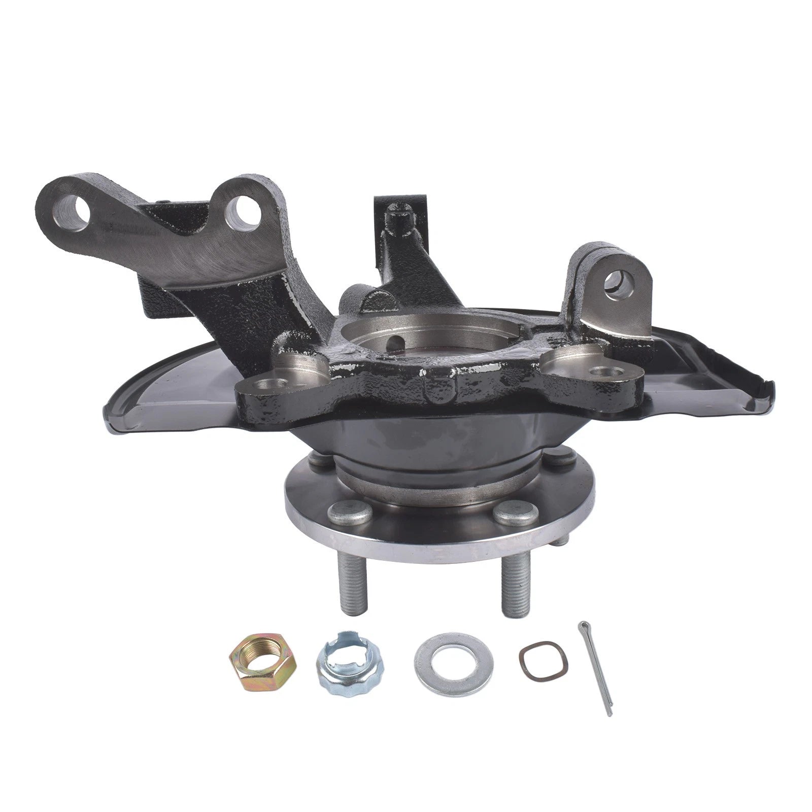 Front Passenger Steering Knuckle and Hub Bearing for Mitsubishi Outlander (2007–2018)