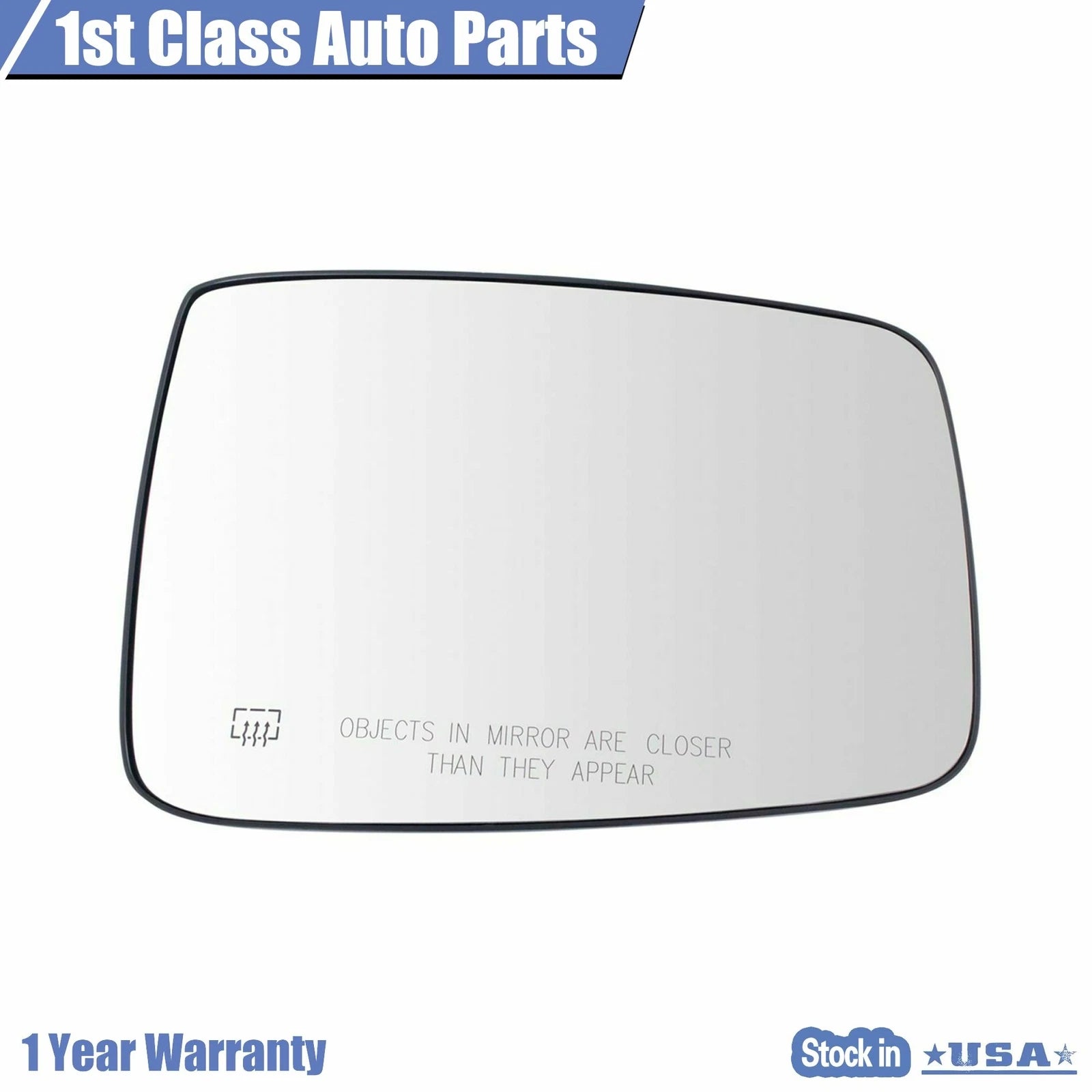 Power Heated Right Exterior Mirror Glass for Dodge Ram 1500 2500