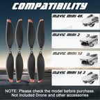 Low-Noise Airscrew Set Replacement Flight Props for DJI Mavic Mini 2 (2020-2023)