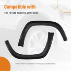 Rear Fender Flare Extension Kit for Toyota Tacoma (2016–2023) 7587304090 Black L/R