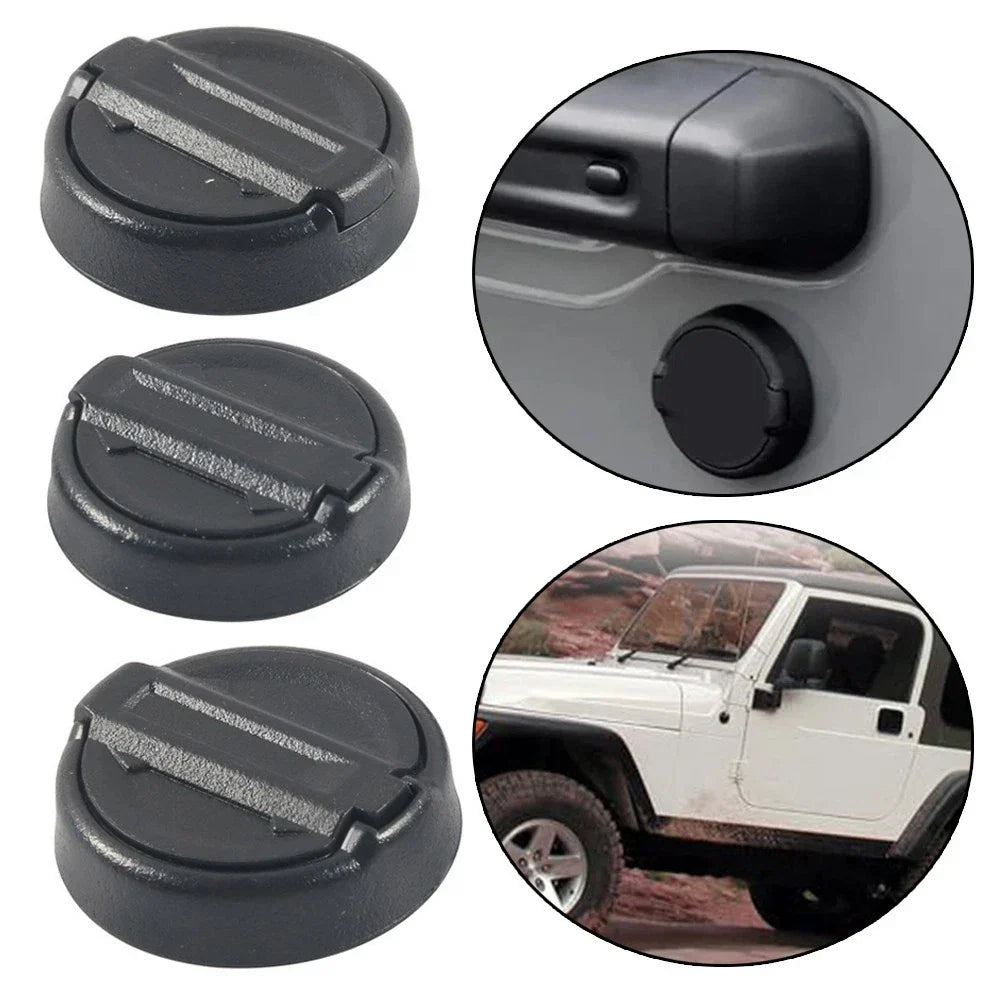 Abrasion Proof Silicone Backed Magnetic Keyhole Covers for Jeeps (2018���2024)