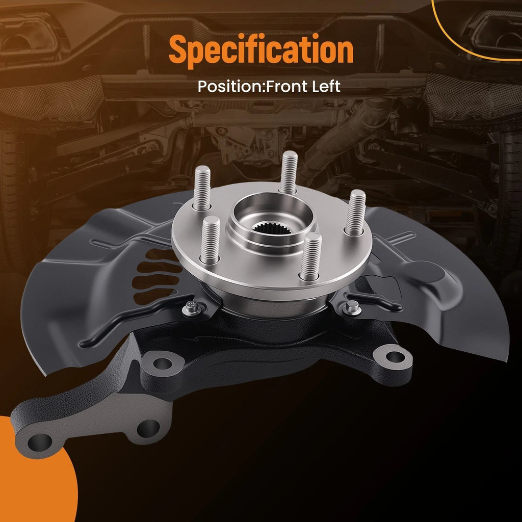Front Driver Side Steering Knuckle Wheel Hub for Toyota Camry (2012–2017)