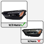 Set of 2 LED Headlights for Audi Q5 SQ5 (2021–2025)