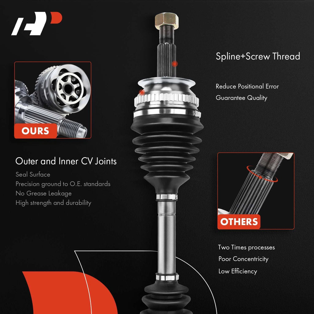 Front Driver Side CV Axle Assembly for Ford Fusion, Mercury Milan (2010-2012)