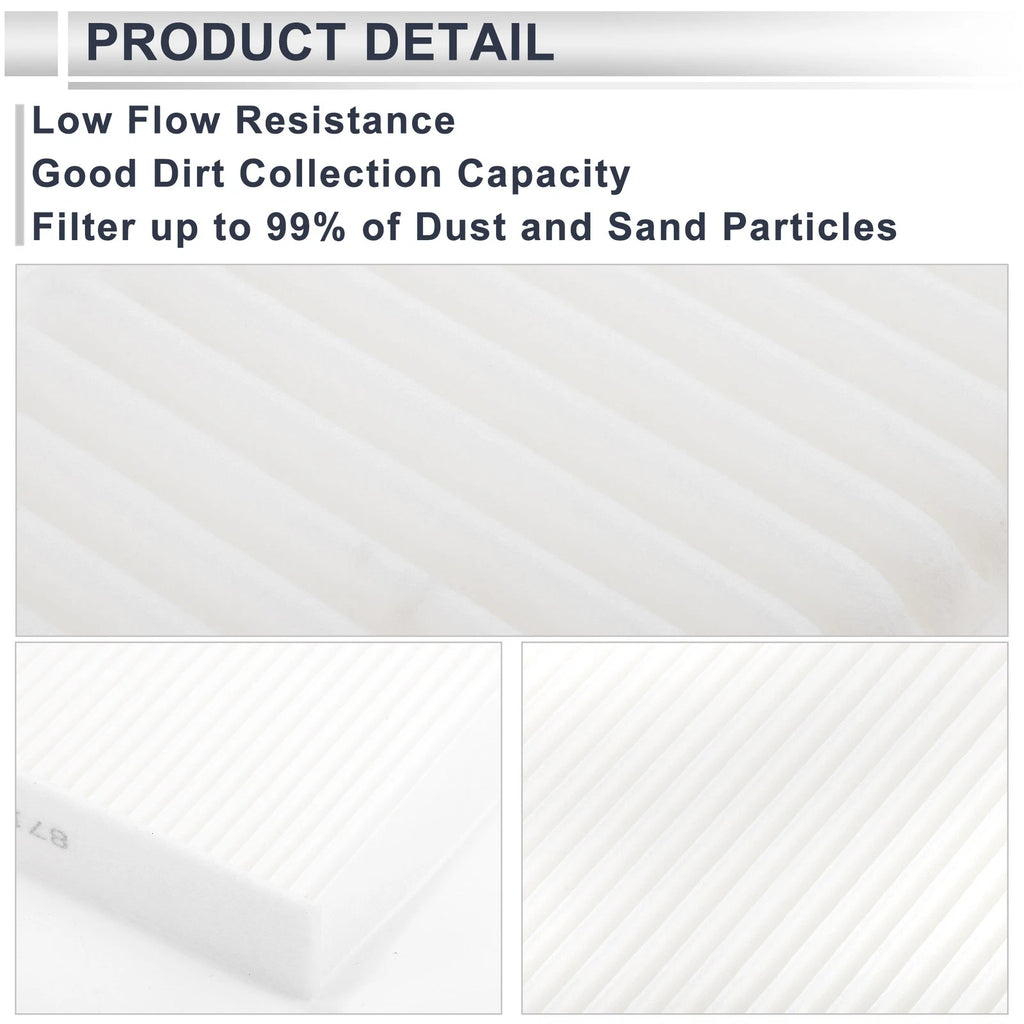 Engine Cabin Air Filter Combo for Toyota Camry 2.4L 3.0L 3.3L (2002–2011)